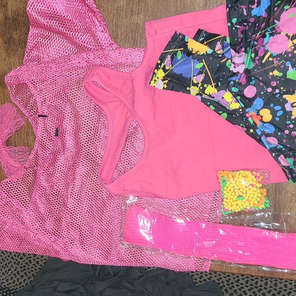 1980s retro costume outfit